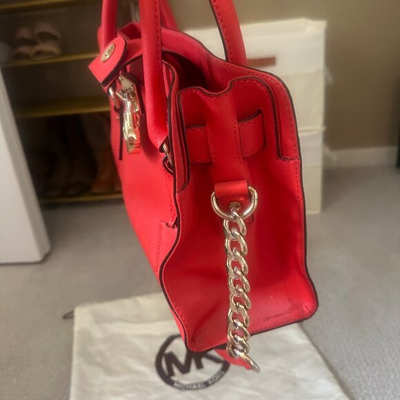 Michael Kors Orange Purse - Picture 4 of 5